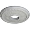 Ekena Millwork Tirana Ceiling Medallion (Fits Canopies up to 4 3/4"), 13 7/8"OD x 3 3/4"ID x 1 1/4"P, Frost CM13TIFRF - alternate 2